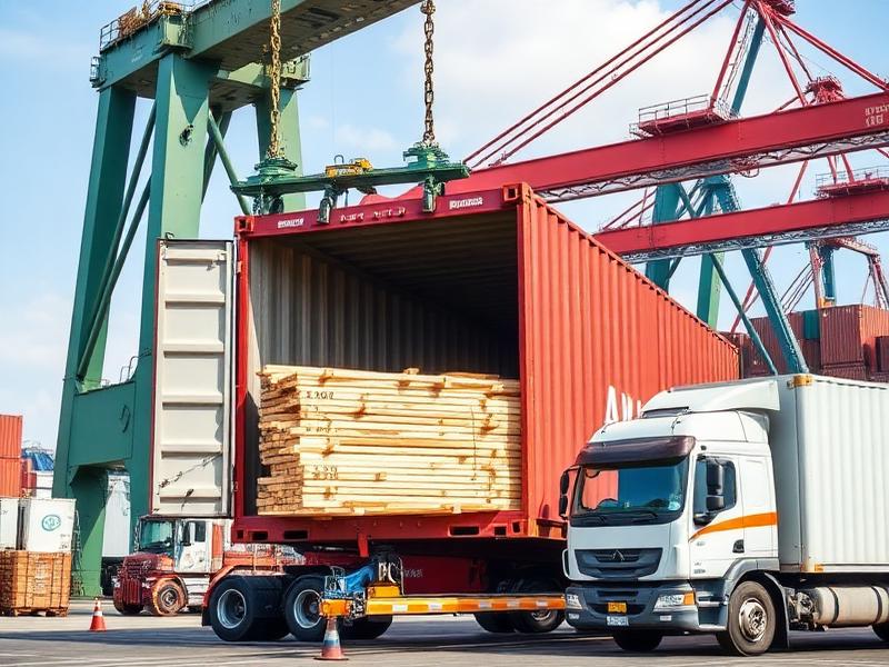 Export pine timber